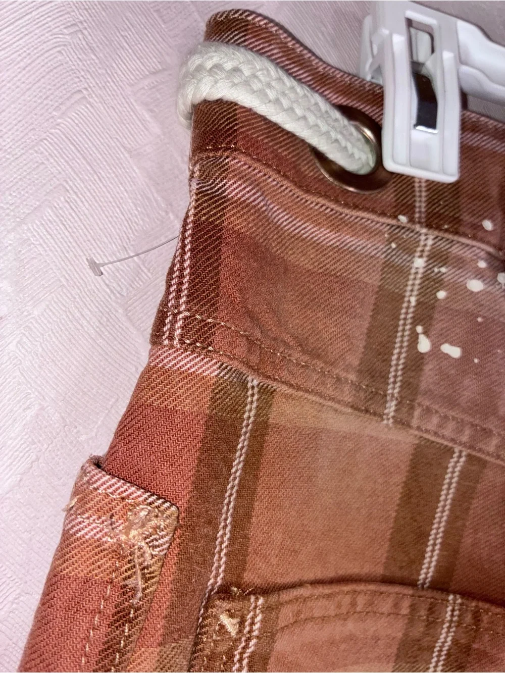 Free People We the Free Plaid Moxie Shorts
